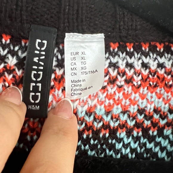 H&M Jacquard Knit crop cardigan - Picture 5 of 7